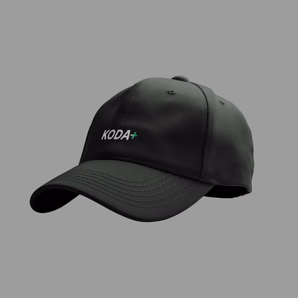 Czapka z daszkiem z haftowanym logo KODA+